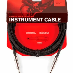 10FT CS Braided Inst Cbl Black