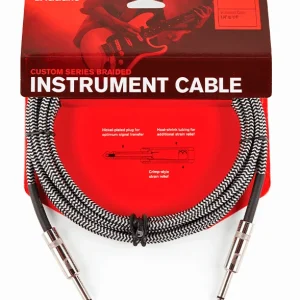 15FT CS Braided Inst Cbl Blk/Grey