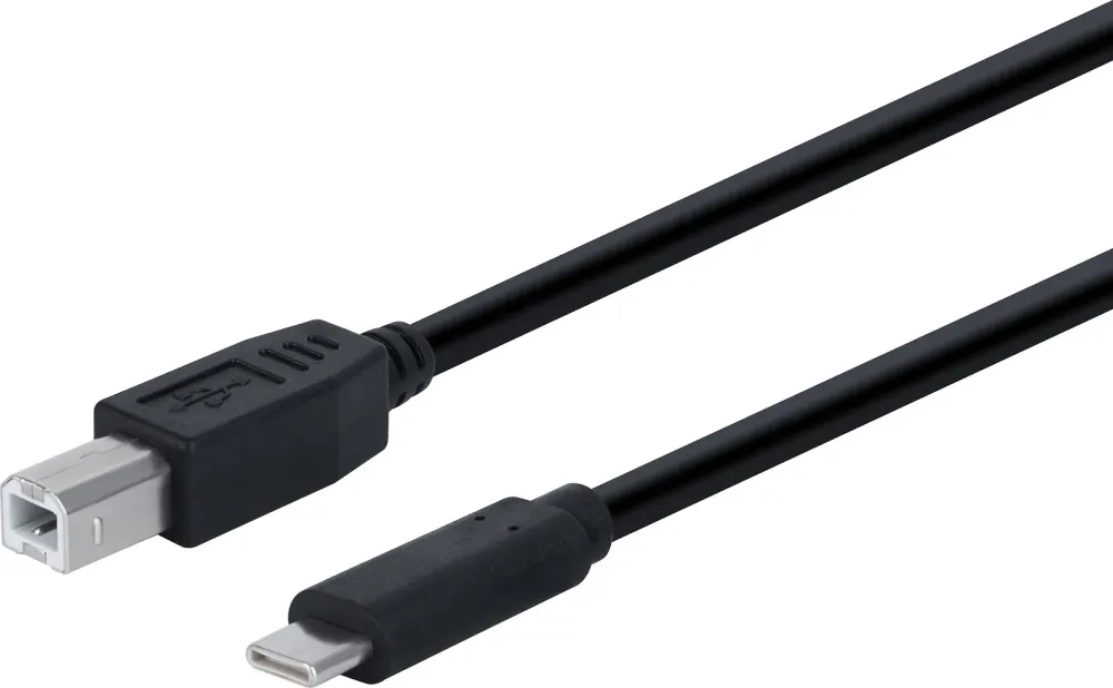 Fuj:tech USB-C - USB-B kaapeli, 1m