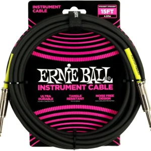 Ernie Ball 6399 Instrument Cable 4,5 Meter (15 ft) - Black