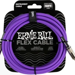 Ernie Ball 6415 FLEX Instrument Cable 3m - Purple