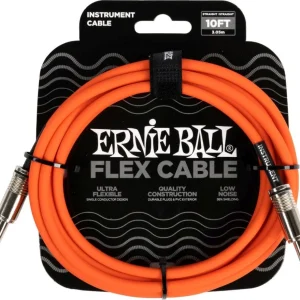 Ernie Ball 6416 FLEX Instrument Cable 3m - Orange