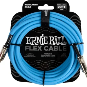 Ernie Ball 6417 FLEX Instrument Cable 6m - Blue