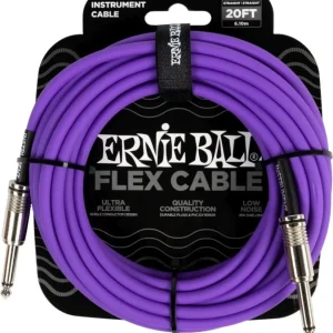 Ernie Ball 6420 FLEX Instrument Cable 6m - Purple