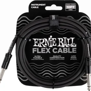 Ernie Ball 6434 FLEX Instrument Cable 3m - Black