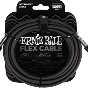 Ernie Ball 6435 FLEX Instrument Cable 6m - Black