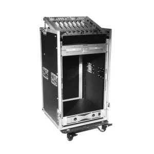 Roadinger Combo Case Pro 17U pyörillä