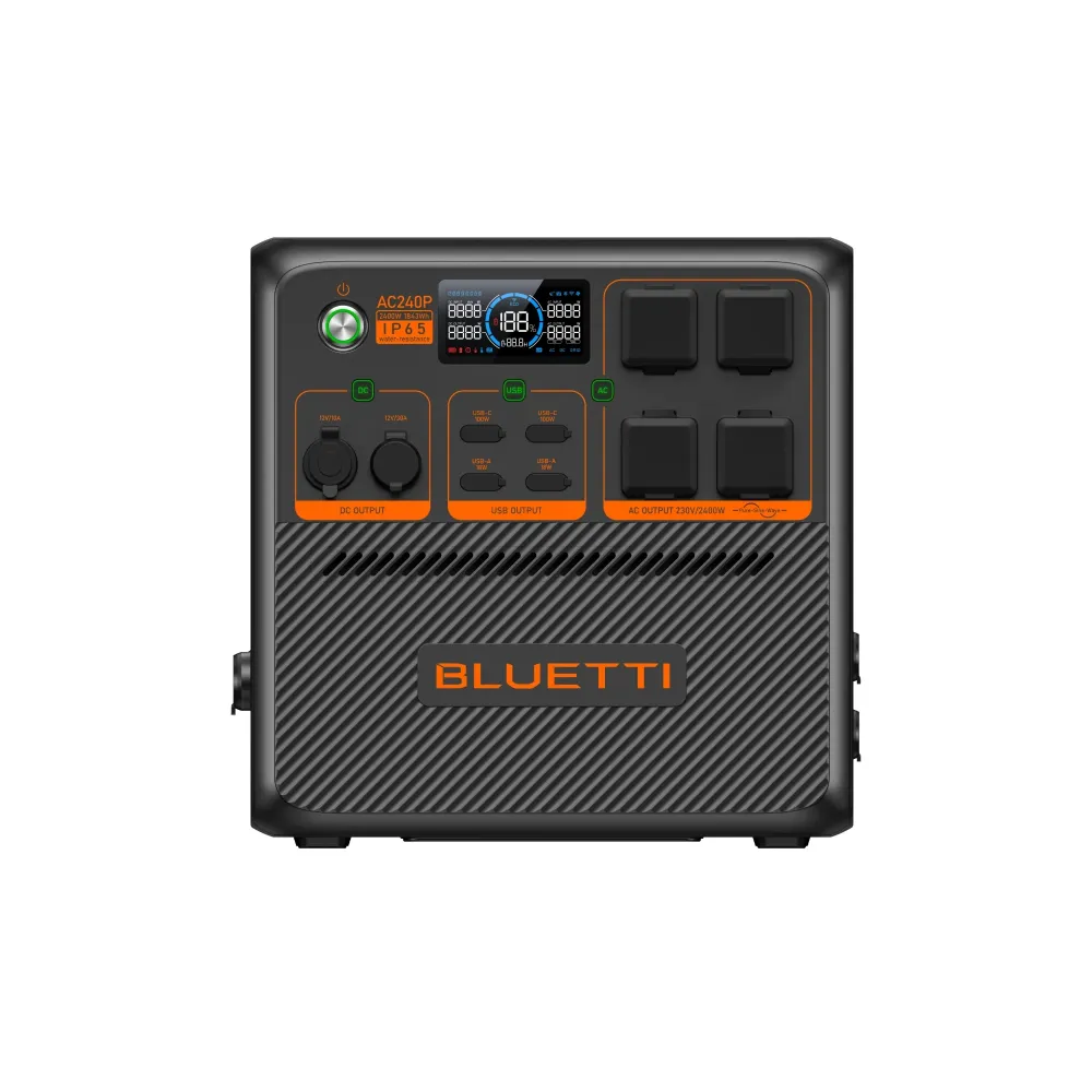 Kannettava BLUETTI AC240P voimalaitos | 2400W 1843Wh BLUETTI-EU