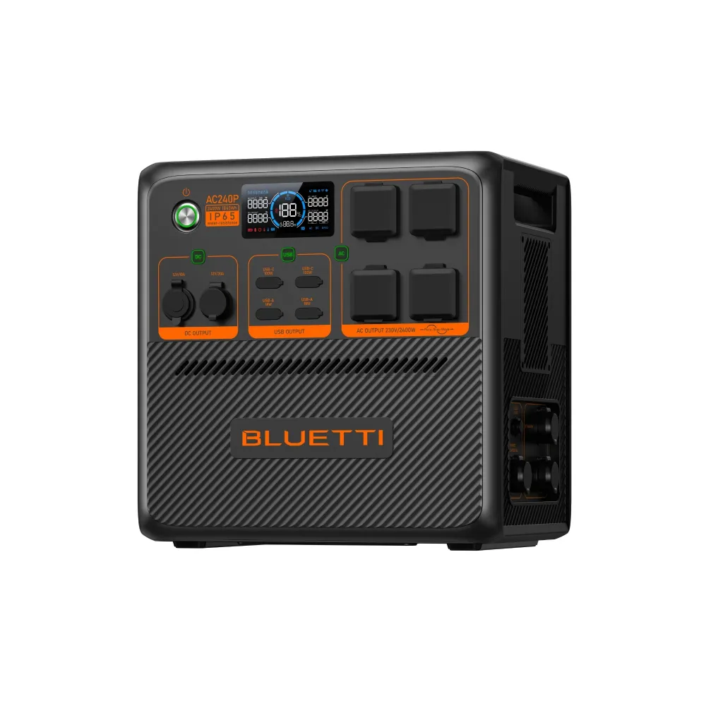 Kannettava BLUETTI AC240P voimalaitos | 2400W 1843Wh BLUETTI-EU