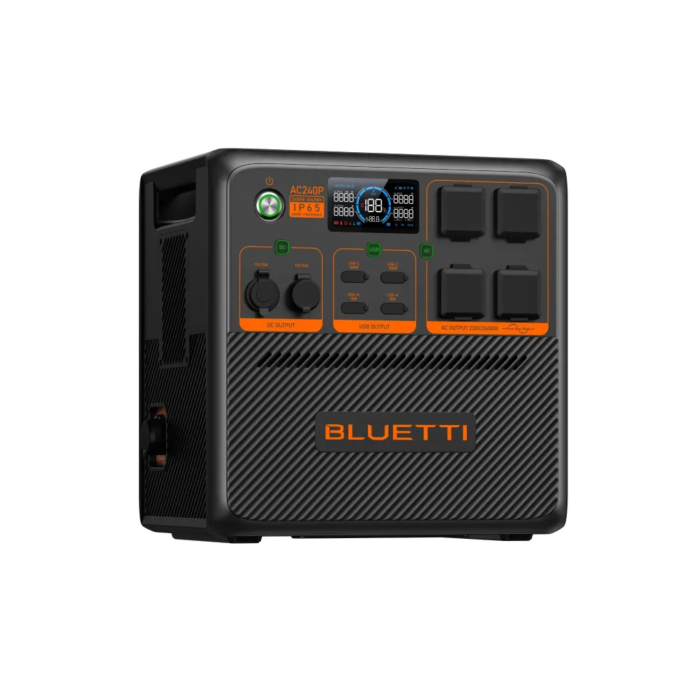 Kannettava BLUETTI AC240P voimalaitos | 2400W 1843Wh BLUETTI-EU
