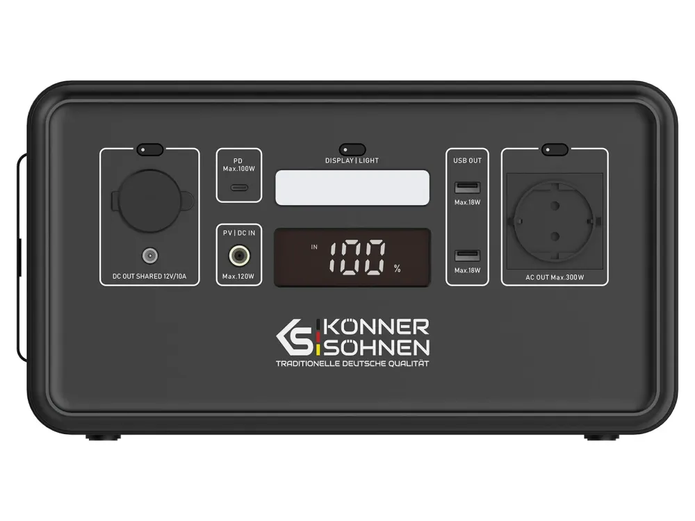 Kannettava virtalähde LifePO4 KS 300PS Könner & Söhnen