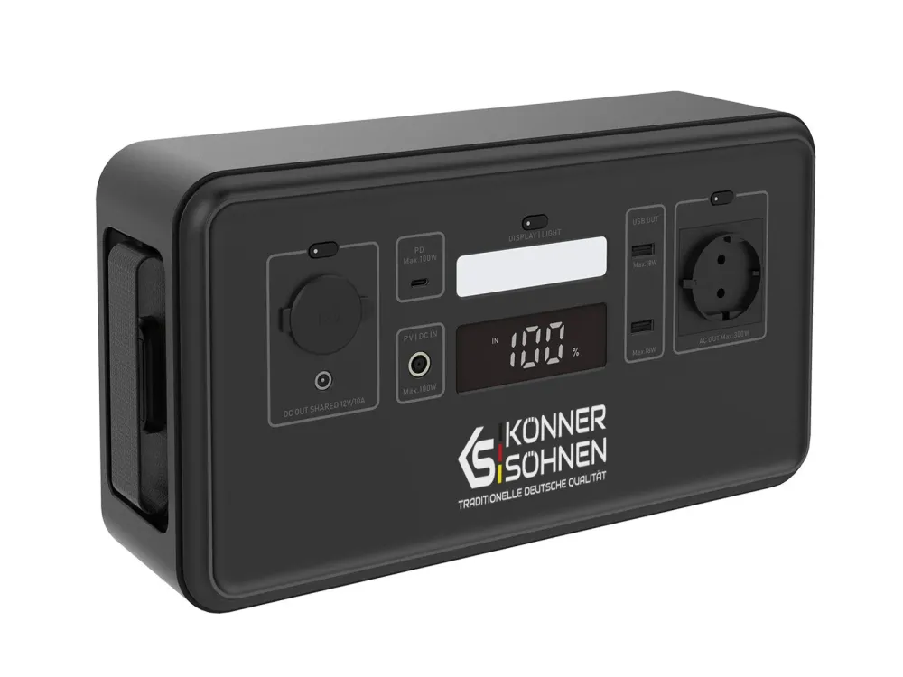 Kannettava virtalähde LifePO4 KS 300PS Könner & Söhnen