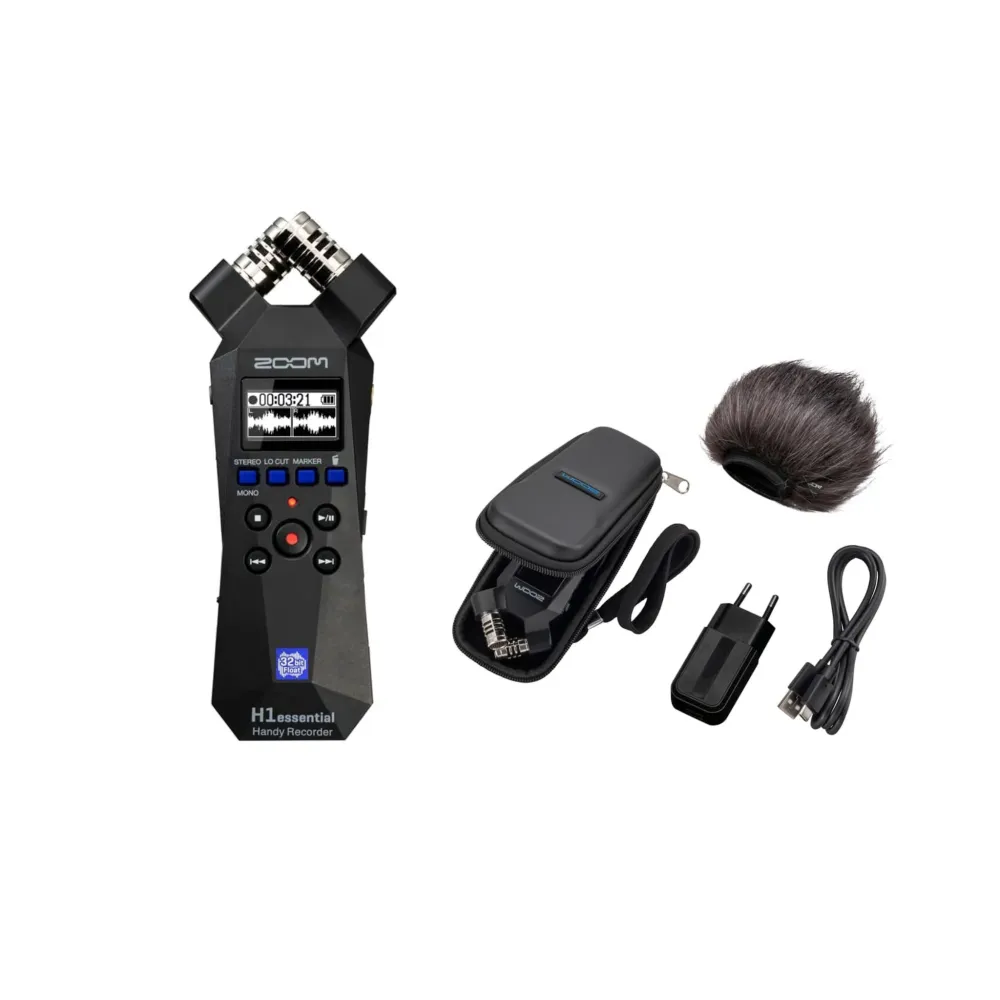 Zoom H1e Essential Handy Recorder + Lisävarustepaketti