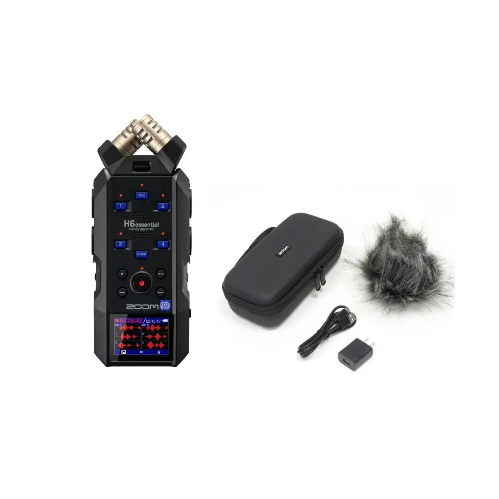 Zoom H6e Essential Handy Recorder + Lisävarustepaketti