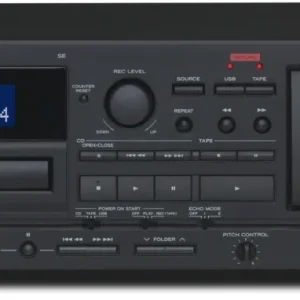 TEAC AD-850-SE CD- ja Kasettisoitin USB:llä (Musta)