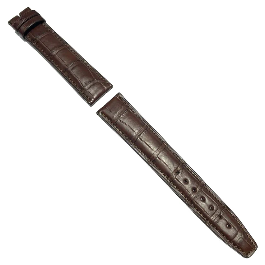 IWC hihnakappaleet XL mattaruskea alligaattori 20/18 tappisoljelle IWA19567