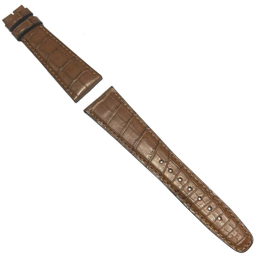 IWC hihnakappaleet XL mattaruskea alligaattori 22/16 Ardiglione-soljelle IWA00947XL 22/16