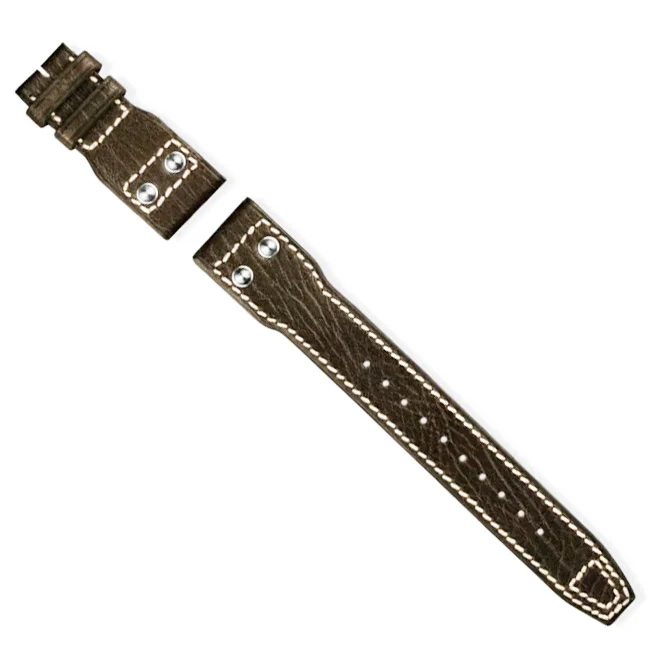 IWC-standardin bufano ruskeat hihnapalat 22/18 Ardiglione-soljelle IWA05944