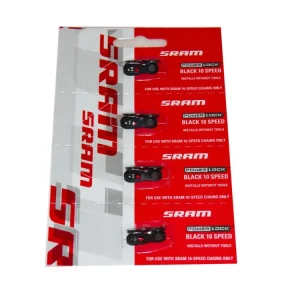 SRAM Chain connector PowerLock 10 speed Black - ketjulukko 10s 1 kpl