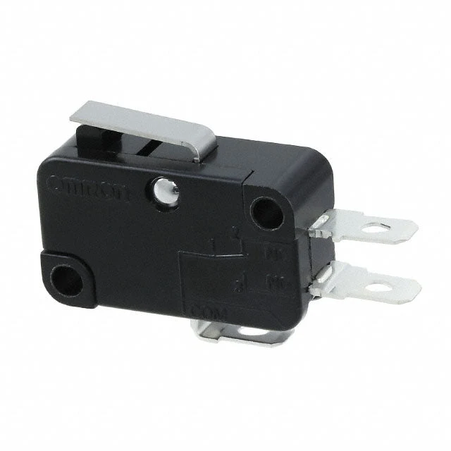 Omron mikrobrytare, SPDT, hävstång, 15 , 250 VAC, V-151-1A5