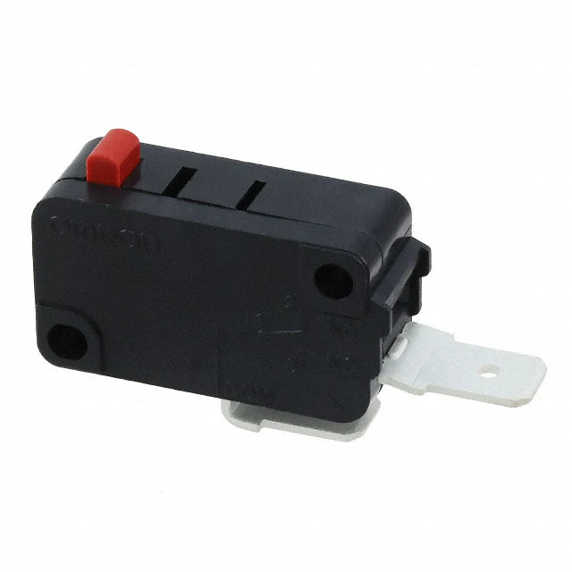 Omron mikrobrytare SPST-NO 21 250 V AC, rund kolv, V-21-3C6