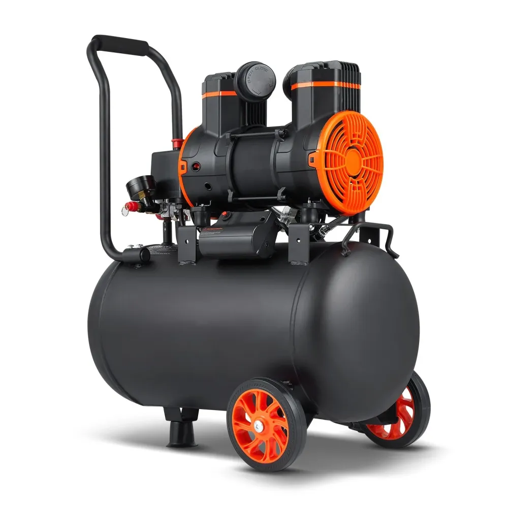 Ilmakompressori 35L, erittä hiljainen, öljytön