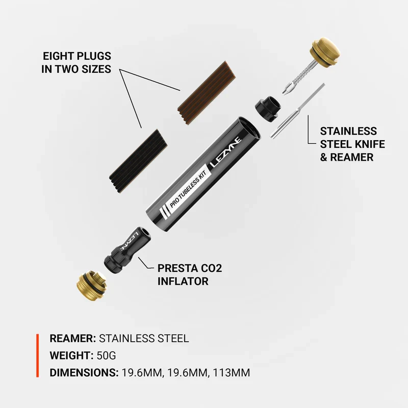 LEZYNE PRO TUBELESS -korjaussarja
