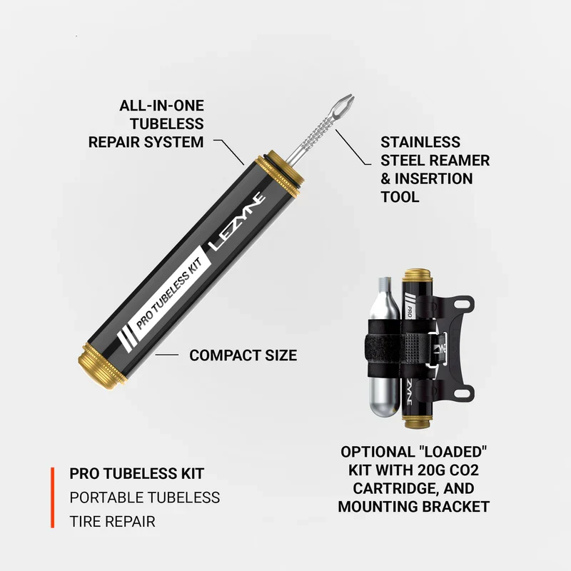LEZYNE PRO TUBELESS -korjaussarja