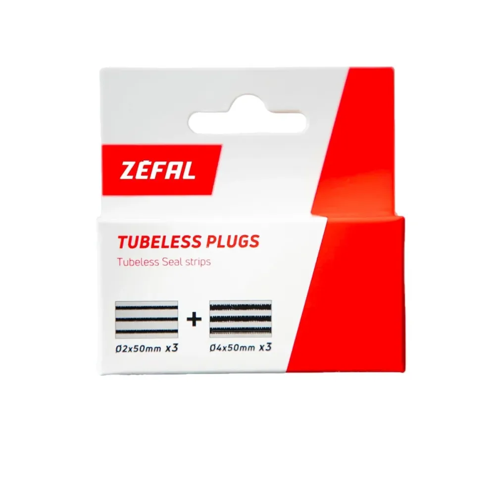 ZEFAL TUBELESS PLUGS -korjauspalat (3 x Ø 2 mm + 3 x Ø 4 mm)
