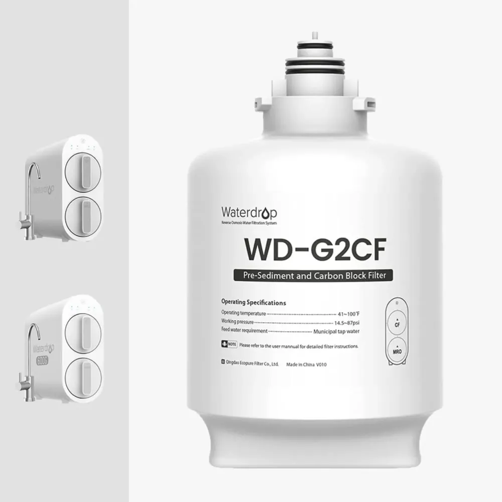 WD-G2CF-suodatin Waterdrop G2P600 & G2-sarjan käänteisosmoosijärjestelmälle
