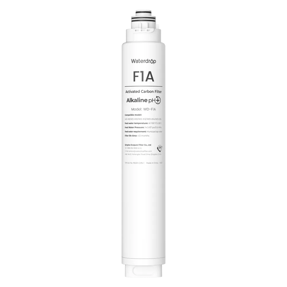 F1A-suodatin Waterdrop X -sarjan käänteisosmoosijärjestelmään