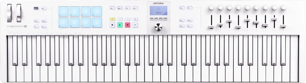 Arturia KeyLab Essential MK3 61 MIDI-Kosketinsoitin (Alpine White)