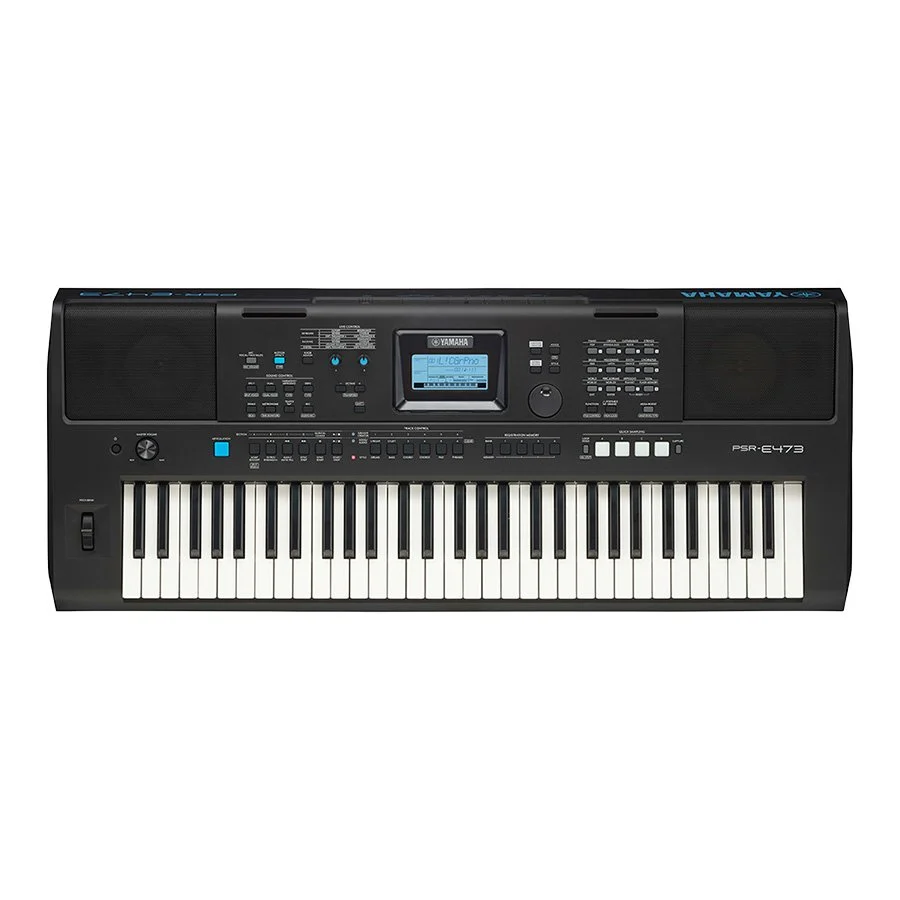 Yamaha PSR-E473 Kosketinsoittimet (Musta)