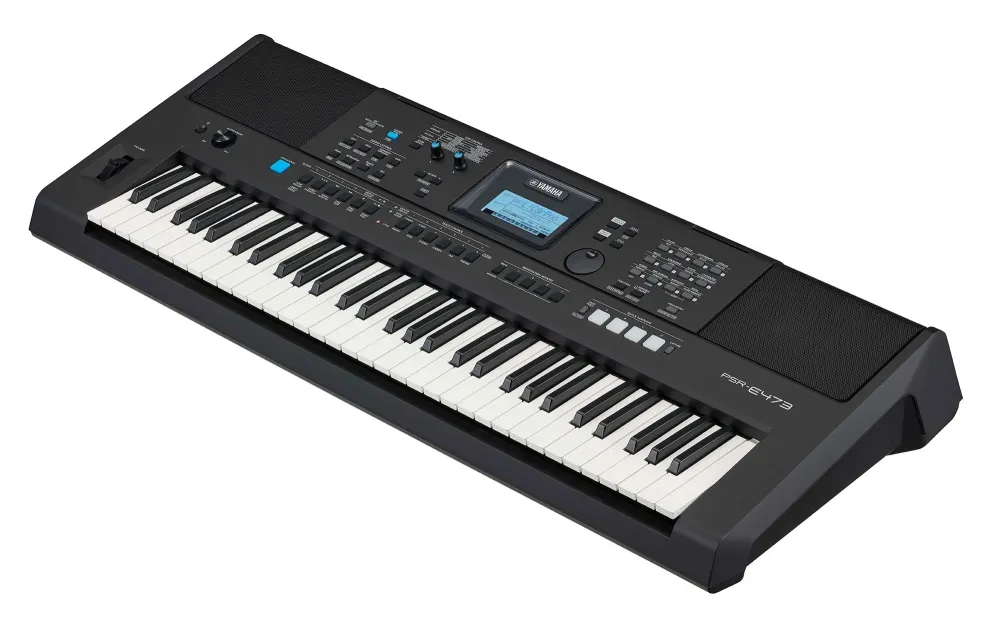 Yamaha PSR-E473 Kosketinsoittimet (Musta)