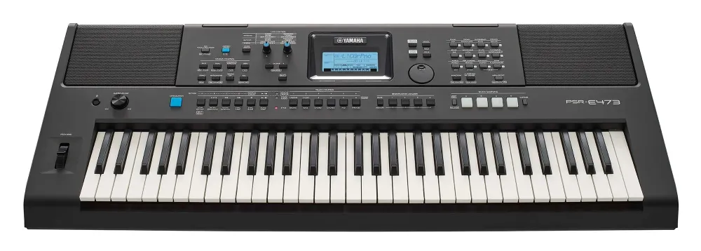 Yamaha PSR-E473 Kosketinsoittimet (Musta)