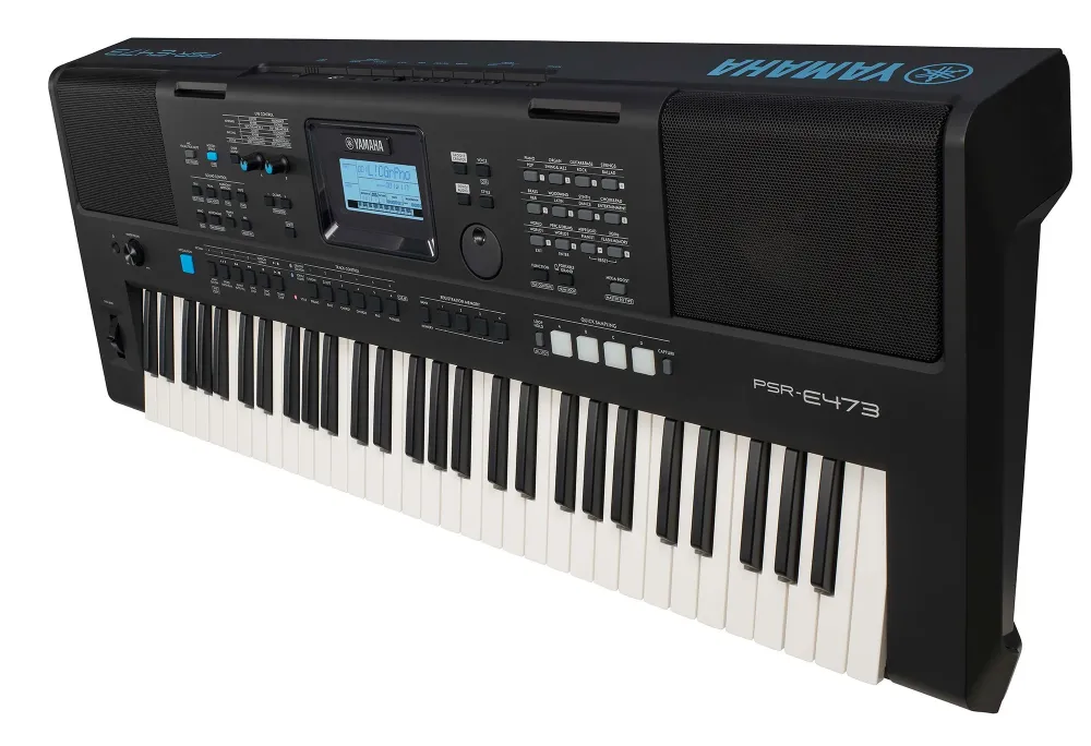 Yamaha PSR-E473 Kosketinsoittimet (Musta)
