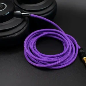 Audio-Technica ATH-M50x & M40x mukautettu kaapeli (lukittava 2,5 mm) - Medusa-sarja Arachne Audio
