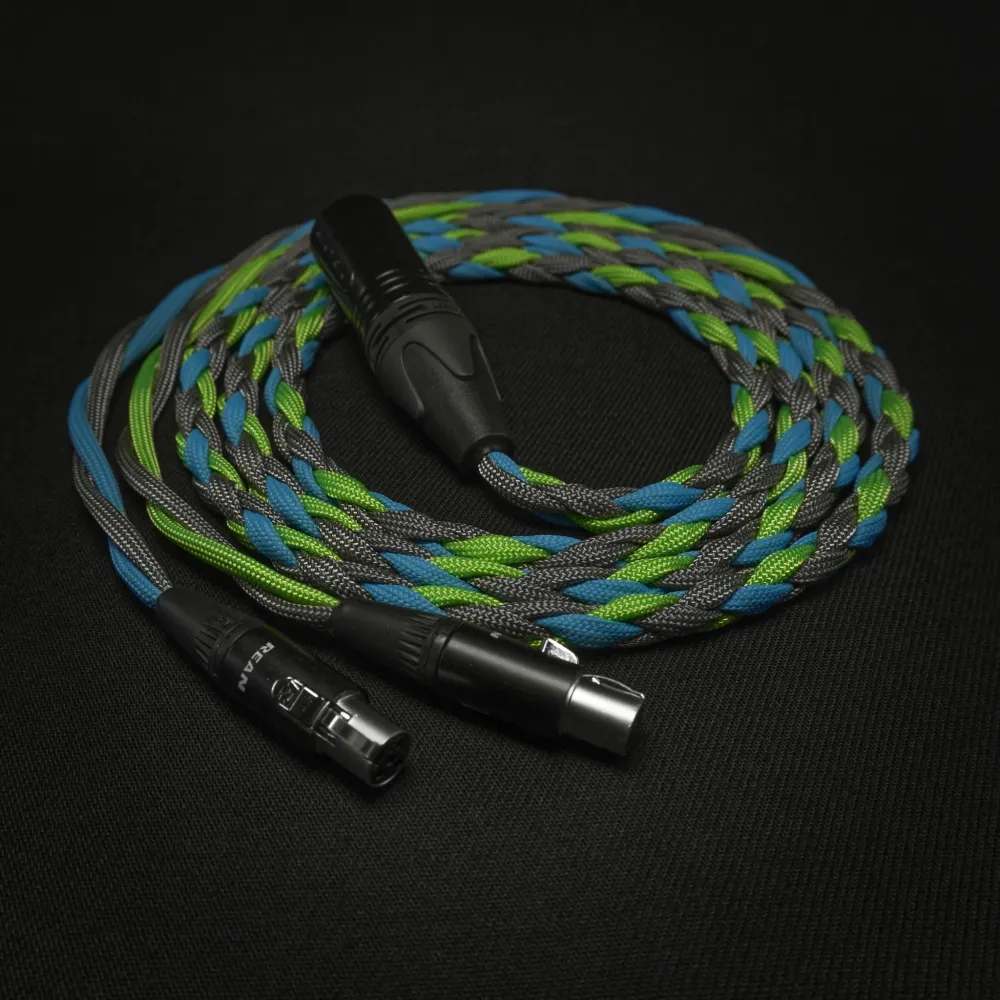 HEDD Audio HEDDphone One -mukautuskaapeli (kaksoisliitäntäinen 4-nastainen Mini-XLR) - Aranea-sarja Arachne Audio
