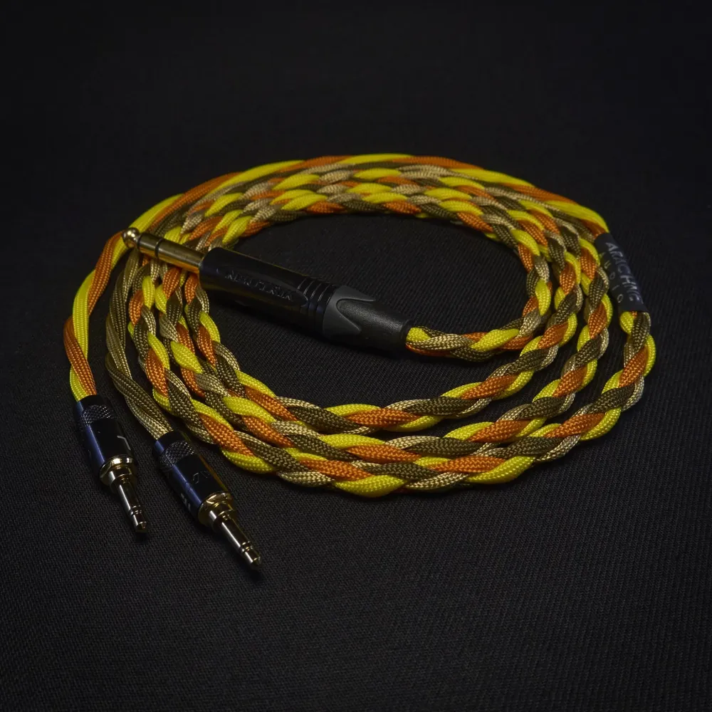 Hifiman Mukautettu kaapeli (kaksois-3,5 mm) - Aranea-sarja Arachne Audio