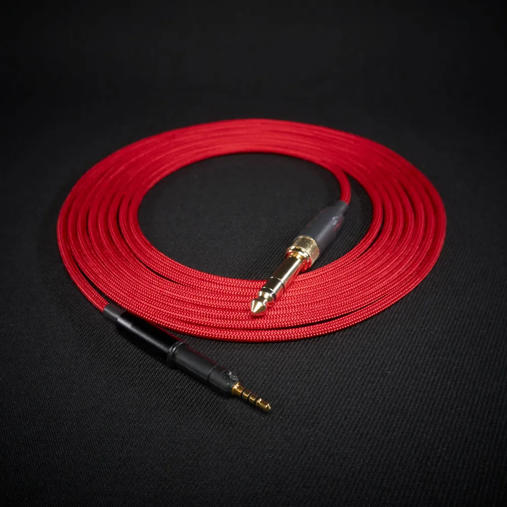 Sennheiser HD 500 -sarja ja HD 620S Mukautettu kaapeli (lukittava 2,5 mm) - Medusa-sarja Arachne Audio