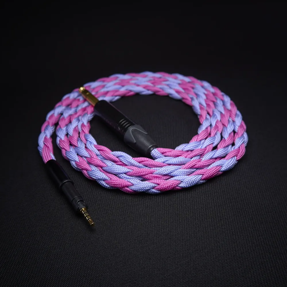 Sennheiser HD 620S, HD 560S & HD 599 -mukautettu kaapeli (lukittava 2,5 mm) - Aranea-sarja Arachne Audio