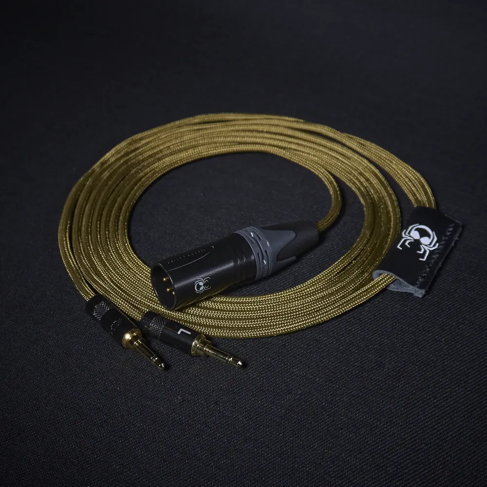 Sony MDR-Z1R- ja MDR-Z7-mukautettu kaapeli (kaksois-3,5 mm:n liitäntä) - Medusa-sarja Arachne Audio