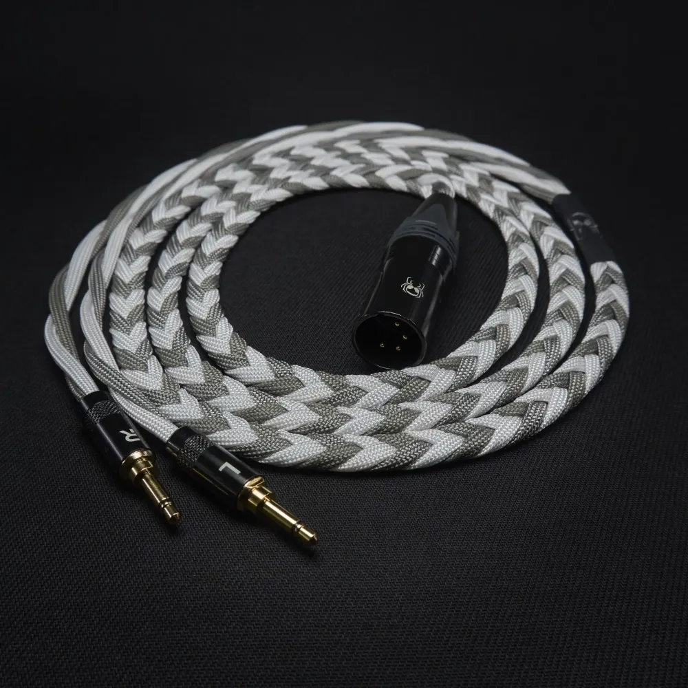 Sony MDR-Z1R- ja MDR-Z7-mukautettu kaapeli (kaksois-3,5 mm:n liitäntä) - Aranea-sarja Arachne Audio