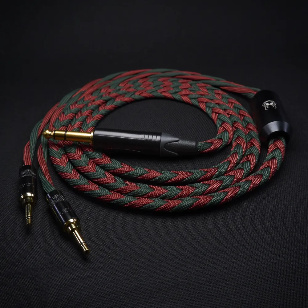 Verum 2 mukautettu kaapeli (kaksi 3,5 mm) - Aranea-sarja Arachne Audio