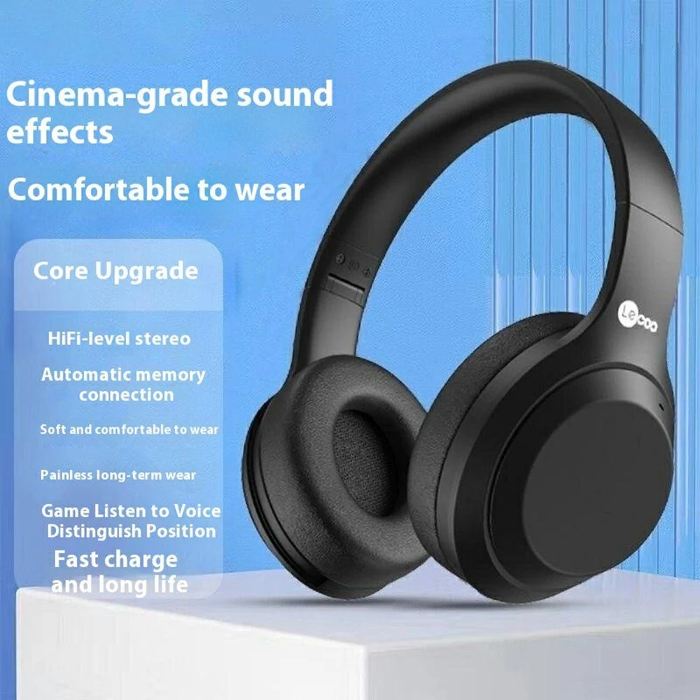 LENOVO ES207 Bluetooth-taitettava over-ear-pelikaiutin - Musta