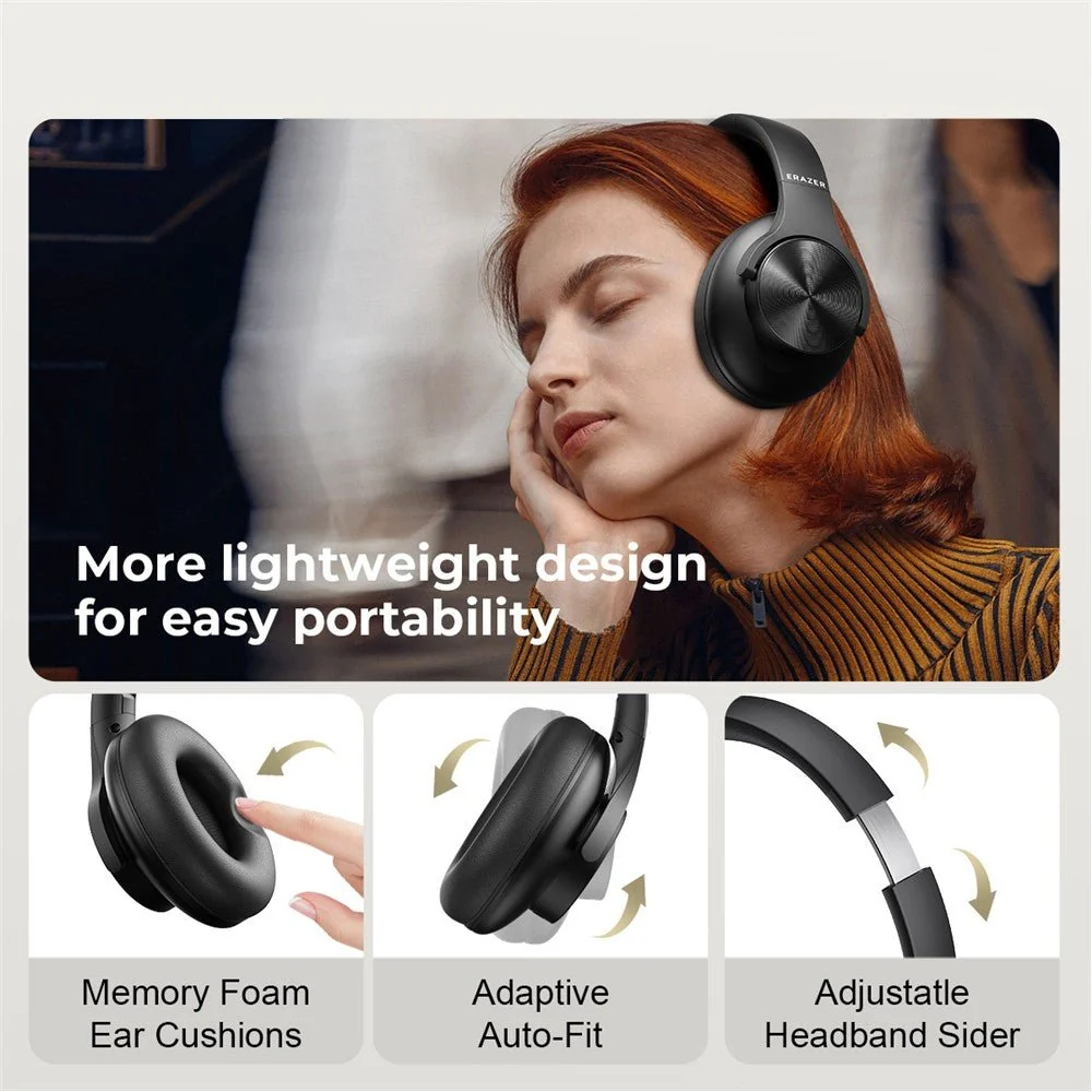 LENOVO G50 Bluetooth-taitettava over-ear-stereokuulokkeet - Musta