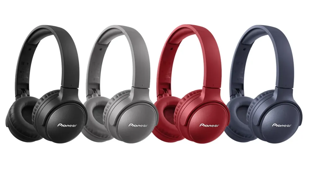 Pioneer SE-S6BN Melua vaimentavat Bluetooth Kuulokkeet (Sininen)