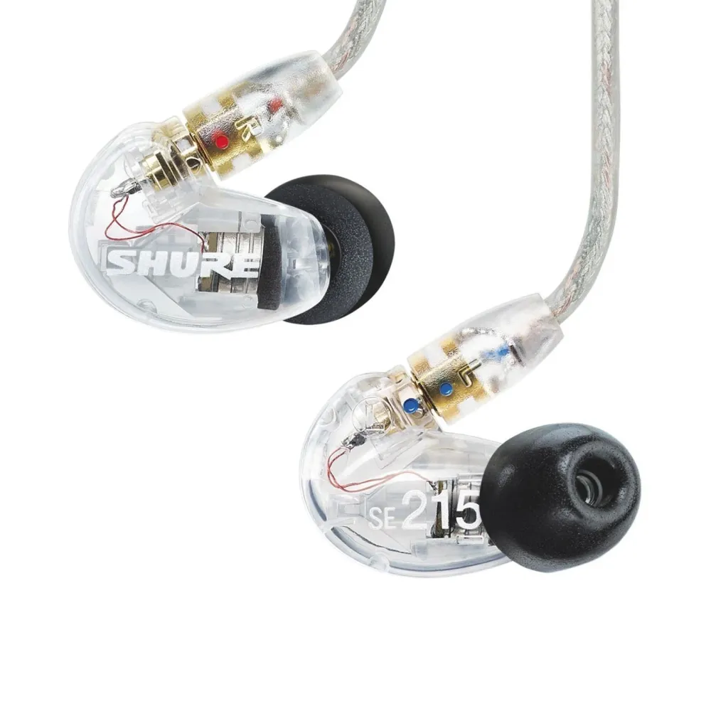 Shure SE215-CL - -Ear Høretelefoner (Clear)