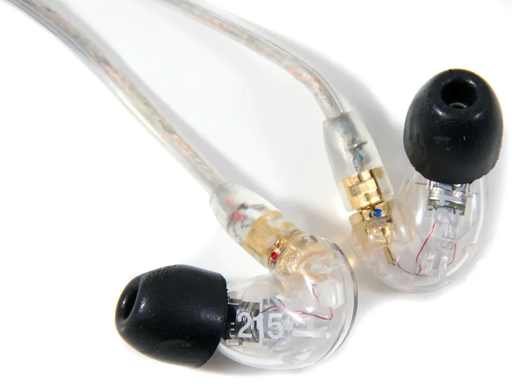 Shure SE215-CL - -Ear Høretelefoner (Clear)
