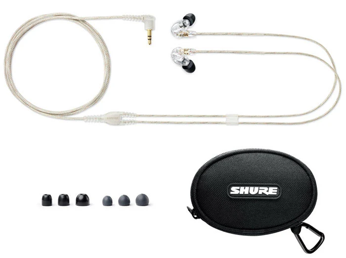 Shure SE215-CL - -Ear Høretelefoner (Clear)